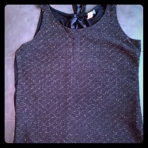 Lux Navy Shell with Gold Diamond Pattern